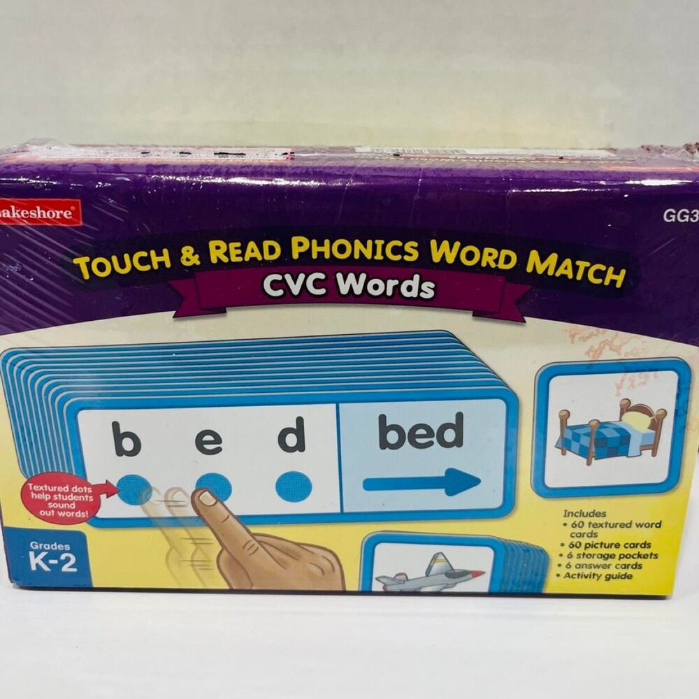Lakeshore Phonics Touch & Read Phonics Word Match for kids K-2nd grade